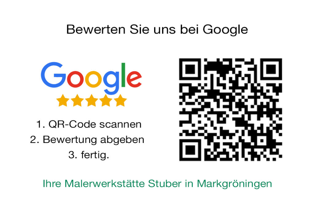 Bewertung Google malerwerkstätte stuber